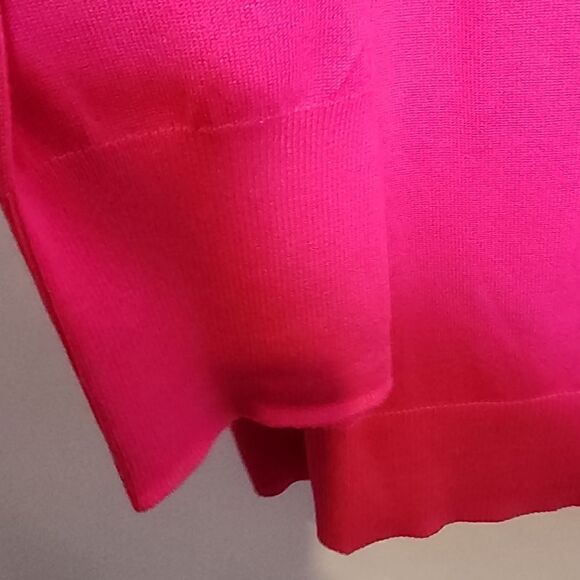 5X 28W Torrid Pink Pullover Fitted Sweater Chest Cutout Pinup Plussize Siren NW - Picture 7 of 7